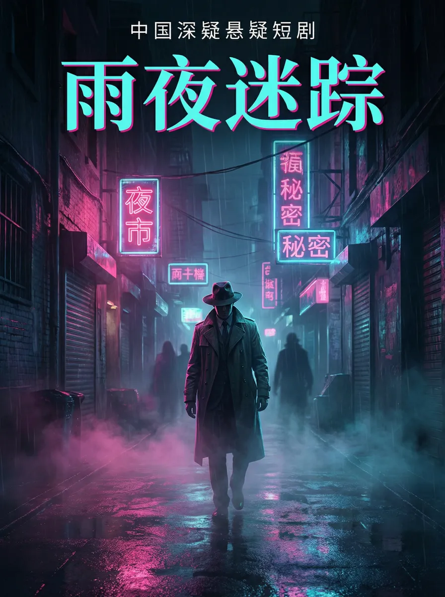王心凌乘风破浪 悬疑追踪短剧 - 雨夜迷踪海报